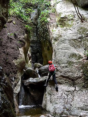 Die Klamm ist über den gesamten Wegverlauf hinweg recht reizvoll