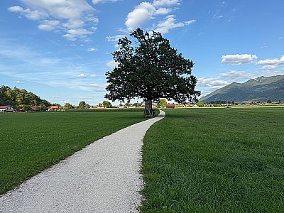 ...wandern wir auf Grassau zu
