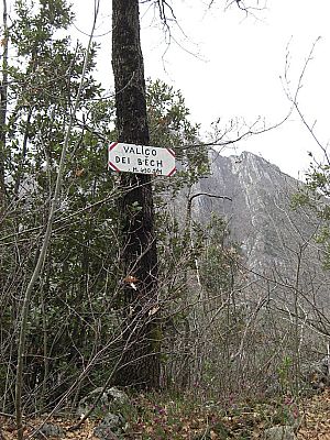 An der Passhöhe Valico dei Bech