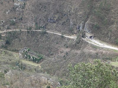 Blick auf die Straße nach Riva