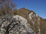 Noch trennen uns etwa 45 Minuten vom Gipfel des Monte Comer