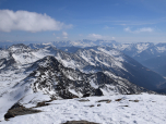 Am Horizont die Spitzen der Brenta