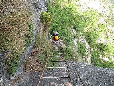 ...und Blick nach unten