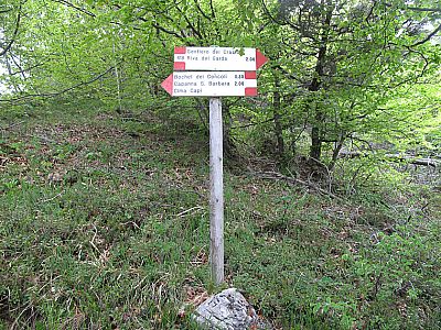 Hier biegen wir rechts ab