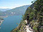 ...und wieder Gehgeläde, diesmal mit Gardaseeblick