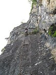 Die längste Leiter des Steigs