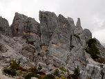 Die Cinque Torri von Osten