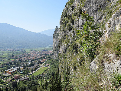 Der Blick nach Süden Richtung Arco