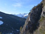 Der letzte Blick auf die Brenta Dolomiten ...