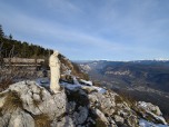 Auch die Christusfigur scheint die Aussicht zu genießen