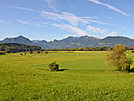 ...und genießen den ersten schönen Blick übers Inntal