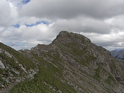 ...bis zum Verbindungsgrat