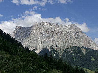 Blick zur Zugspitze