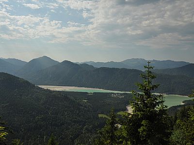 dem Sylvensteinstausee.