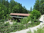 Brücke über den östlichen Zufluss des Sylvensteinstausees