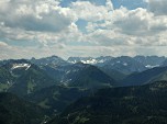 Blick nach Süden zum Sonnjoch, rechts davon die Lamsenspitze