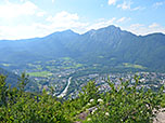 Blick über Bad Reichenhall zum Staufenstock