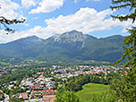 Blick über Bad Reichenhall zum Hochstaufen