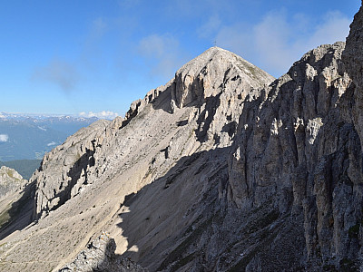 Hinter uns ist nun recht schön der Tullen zu sehen