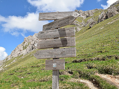 Unser Ausgangsort ist mit 2 Stunden angeschrieben