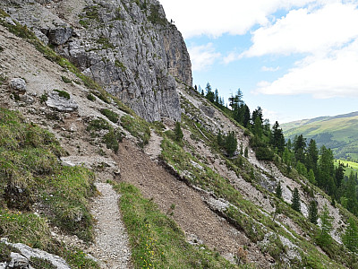 Manchmal fehlt auch ein Stück Weg
