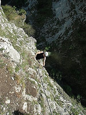 Ab und zu wieder erdige Stellen...