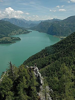 Rückblick zum Zackengrat