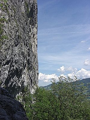 Senkrechte Wände zur rechten