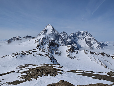 Ein letzter Blick zur Königsspitze, auf den Ortler ... 