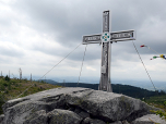 Das Gipfelkreuz des Plöckenstein