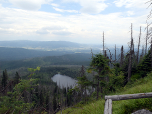 Etwas näher der kleine Plöckensteinsee (Plesne jezero)