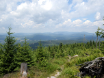 Der Ausblick nach Norden Richtung Haidmühle