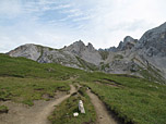 Übers Frauenalpl Richtung Meilerhütte