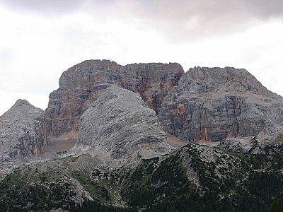 Blick auf die Hohe Gaisl