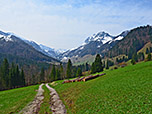 Blick von der Raineralm zum Roßkaiser