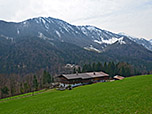 Wir queren oberhalb der Raineralm vorbei