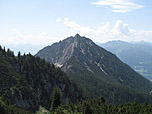 Ebner Joch auf dem Weg zur Haidachstellwand gesehen