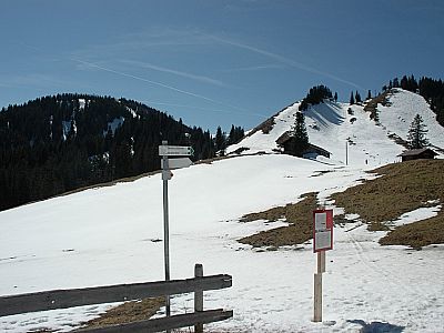 Kurz vor dem Sattel...