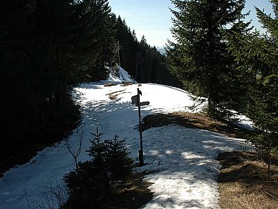 Bis zum Wegweiser und dann ...