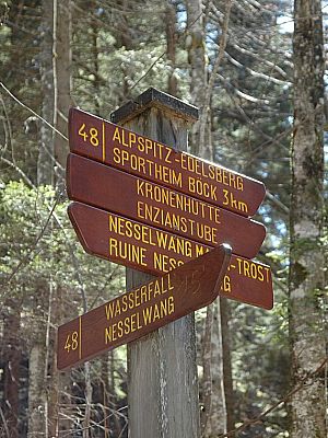 Links zur Ruine Nesselburg