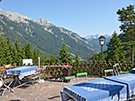 Blick von der Terrasse Richtung Isartal...