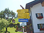 ...erreichen wir die Laintalstraße