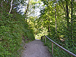 Wir wandern in das Laintal hinein...