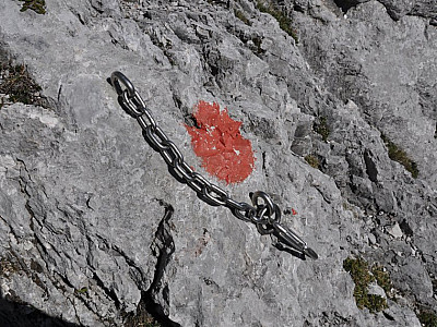 Umlenkkette zur Seilsicherung