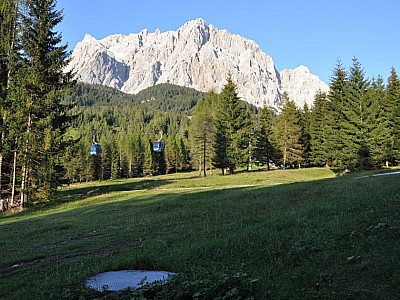 Die Zugspitze in der Nachmittagssonne