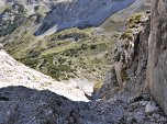 Blick von oben auf die Rinne