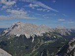 Das Wettersteingebirge vom Gipfel