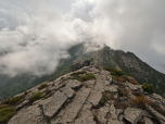 Immer mehr Wolken ziehen in den Sattel Le Filicaie