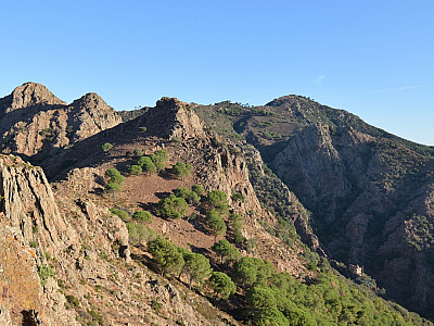 Der Weg zurück führt uns wieder in den Sattel