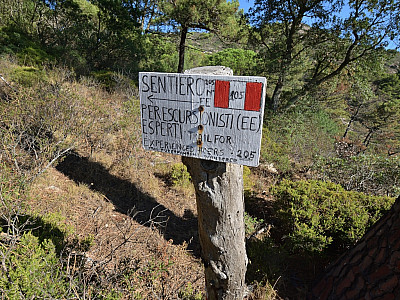 Der Weg 205 ist nur für geübte Wanderer